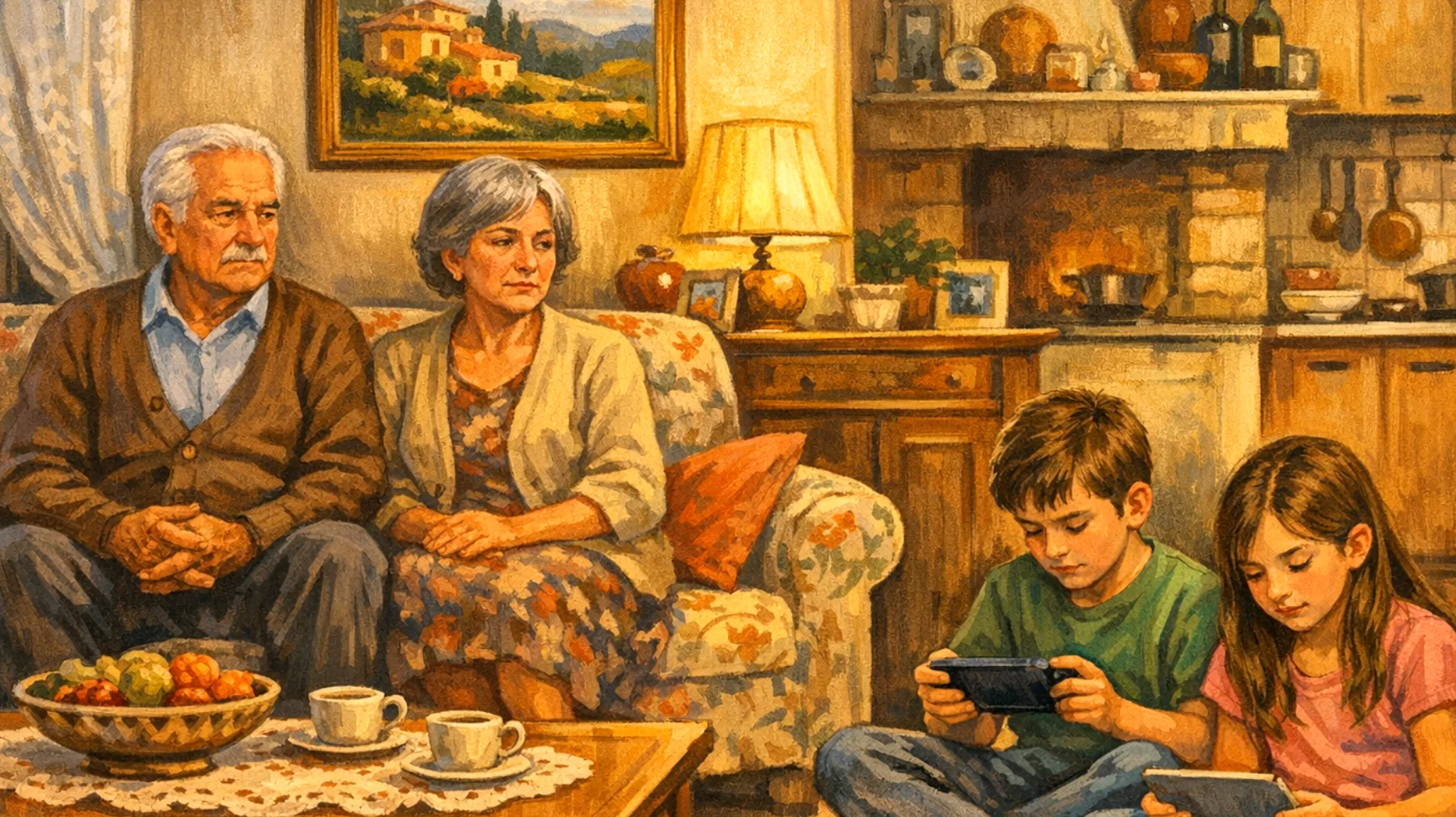 I nonni faticano a instaurare un dialogo emotivo profondo con i nipoti bambini, limitandosi spesso ad attività pratiche (gioco, cibo, cura fisica) senza riuscire a parlare di sentimenti, paure o gioie, creando una relazione affettuosa ma poco comunicativa sul piano emotivo"